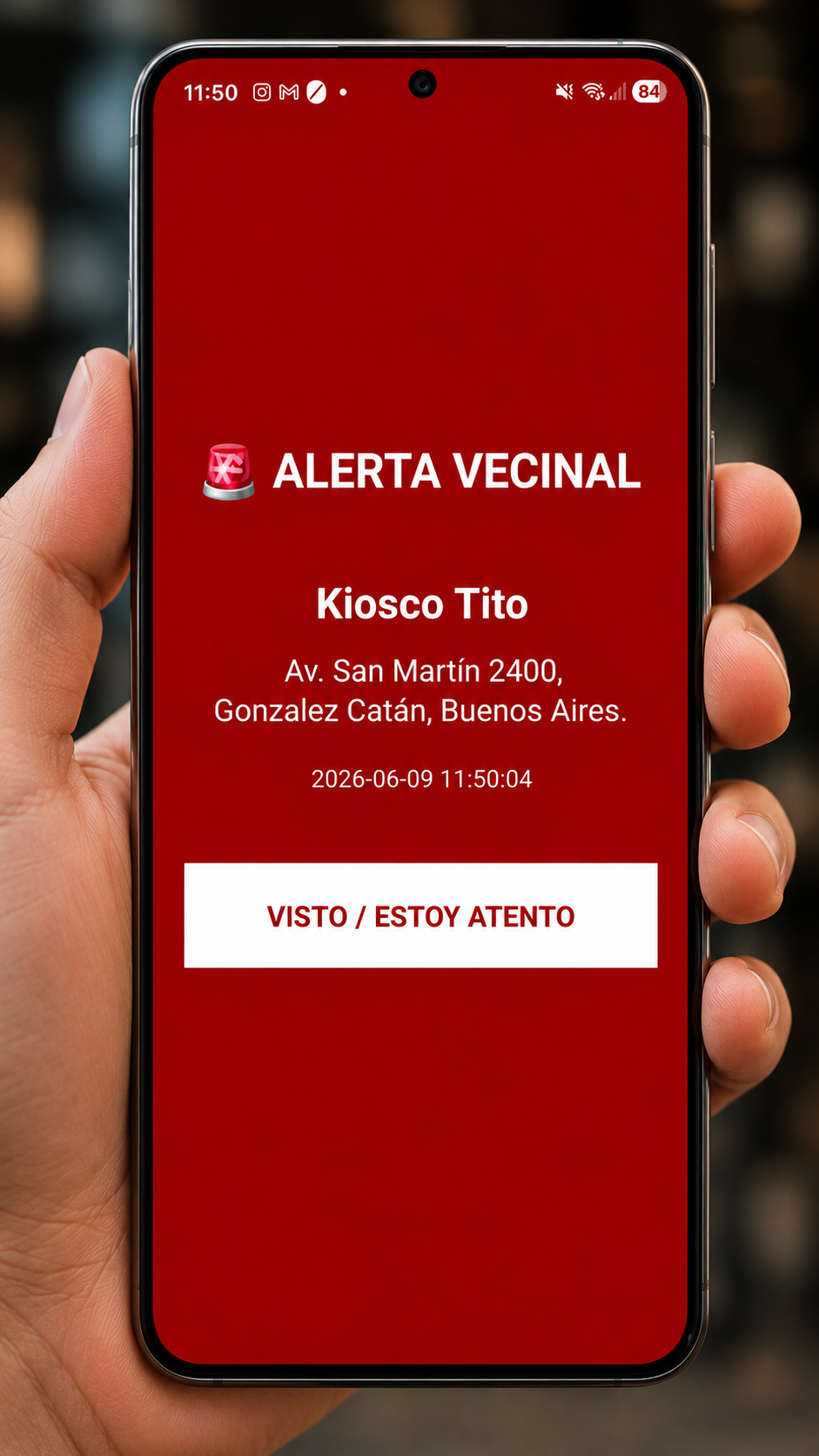 App AVC Red en celular